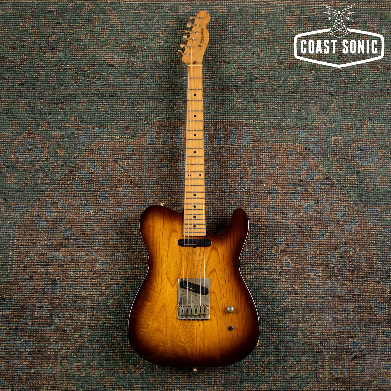 1992 Fernandes TE-85 Telecaster Active Pickups made in Japan Rare Brow