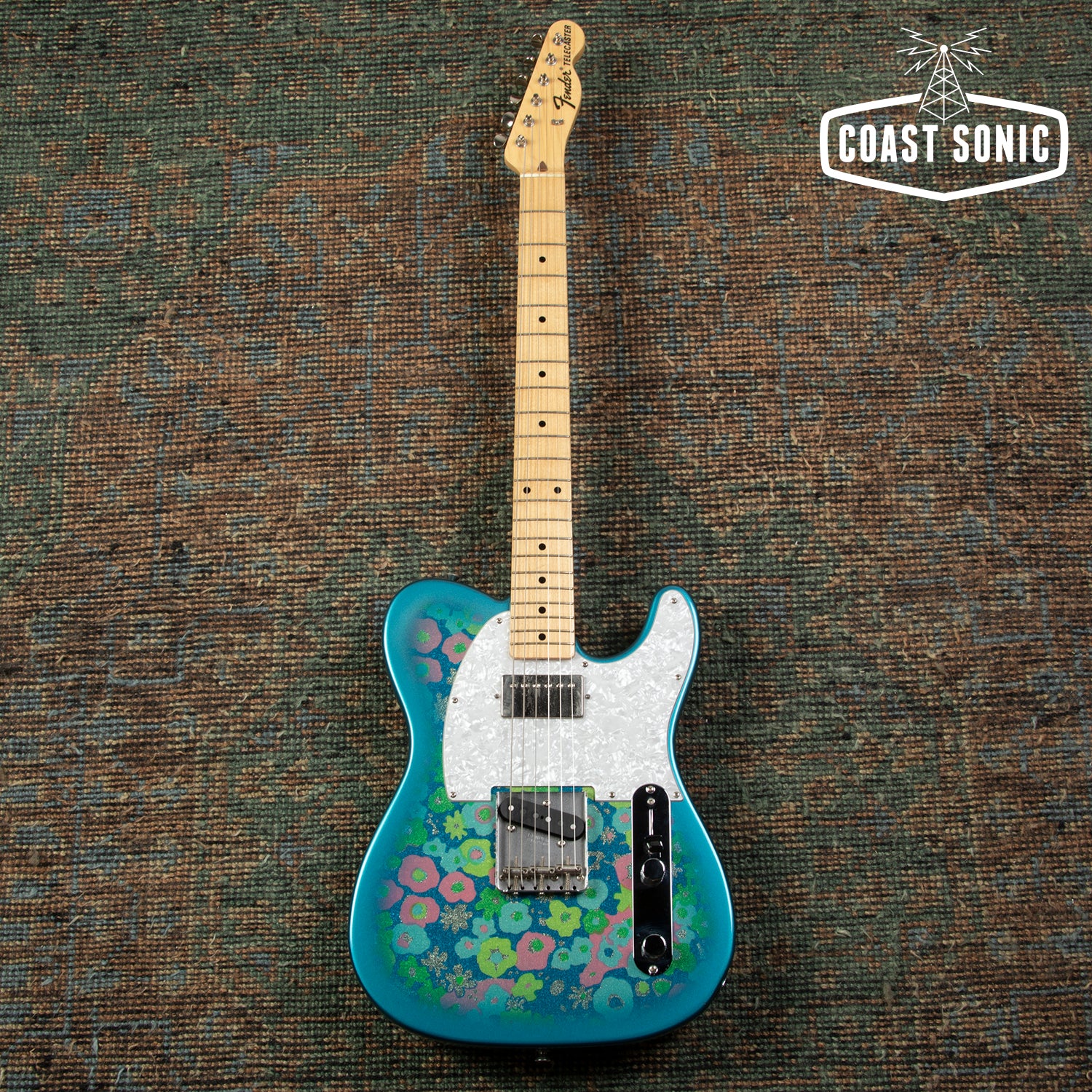 2013 Fender '69 reissue Blue Flower Telecaster TL69 Modded Seymour Dun