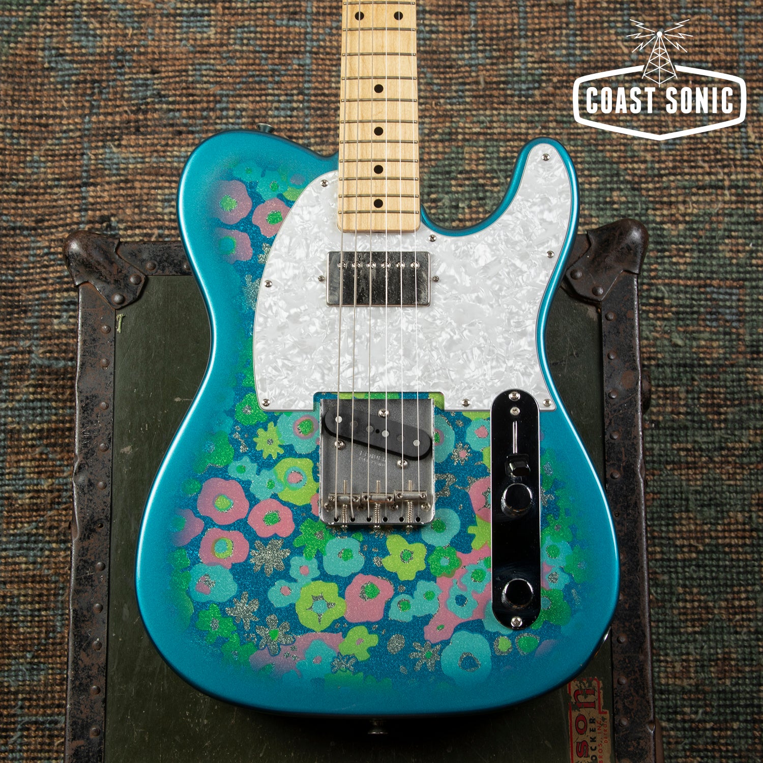 2013 Fender '69 reissue Blue Flower Telecaster TL69 Modded Seymour Dun
