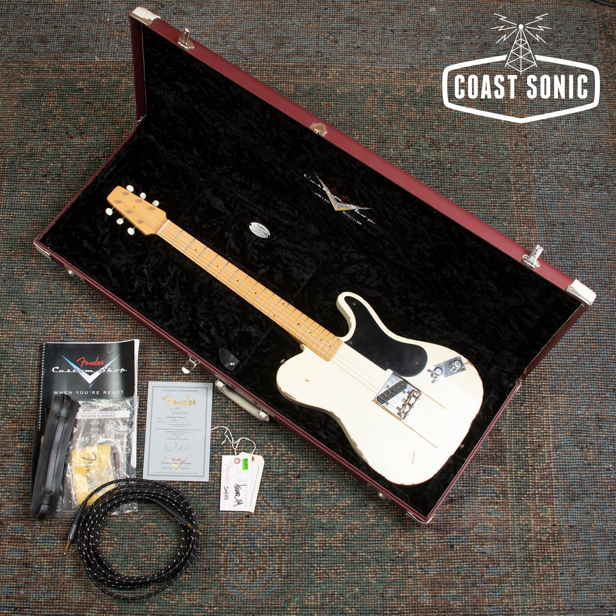 Telecaster Custom Fender レリック コンポーネントテレキャスター