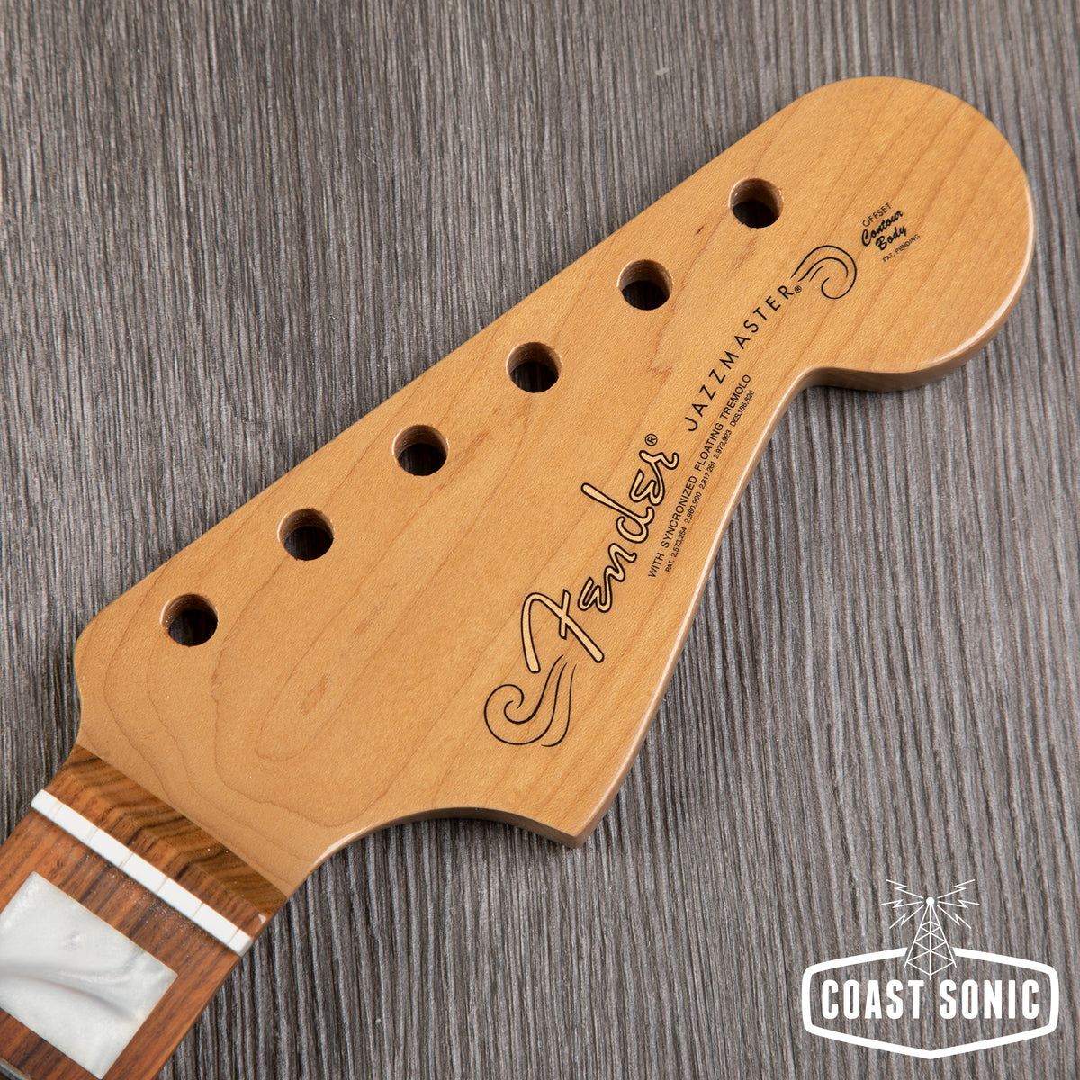 Fender Roasted Jazzmaster Neck w/ Block Inlays - Pau Ferro – Coast Sonic