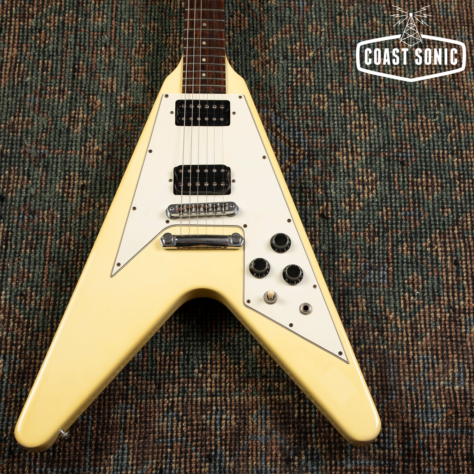 1993 Gibson Flying V '67 Reissue Alpine White w/ Case