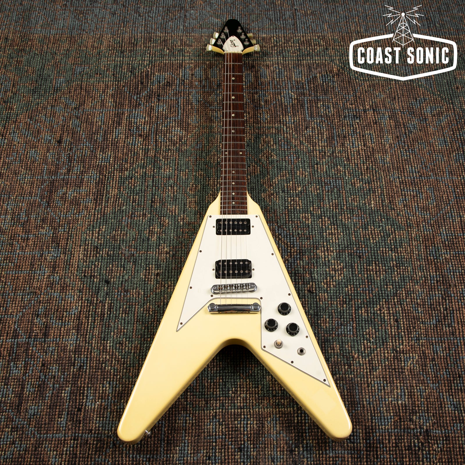 1993 Gibson Flying V '67 Reissue Alpine White w/ Case