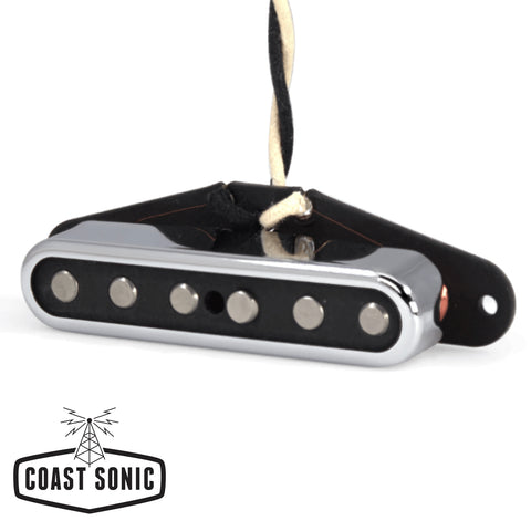 Lindy Fralin Blues Special Tele Pickup Set Polished Nickel Open-Top