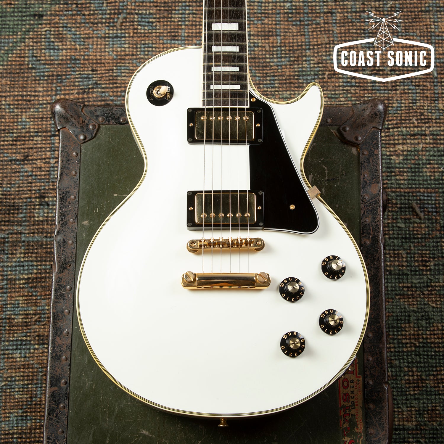 1989 Greco EGC68 Custom Collection Series White, Made in Japan Fujigen