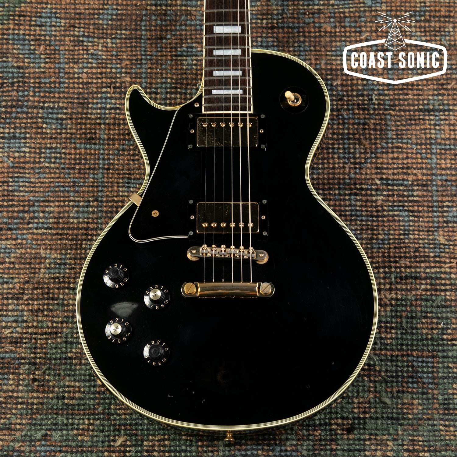 1990 Greco LEFT HAND EGC600 Made in Japan Black Beauty Custom Fujigen