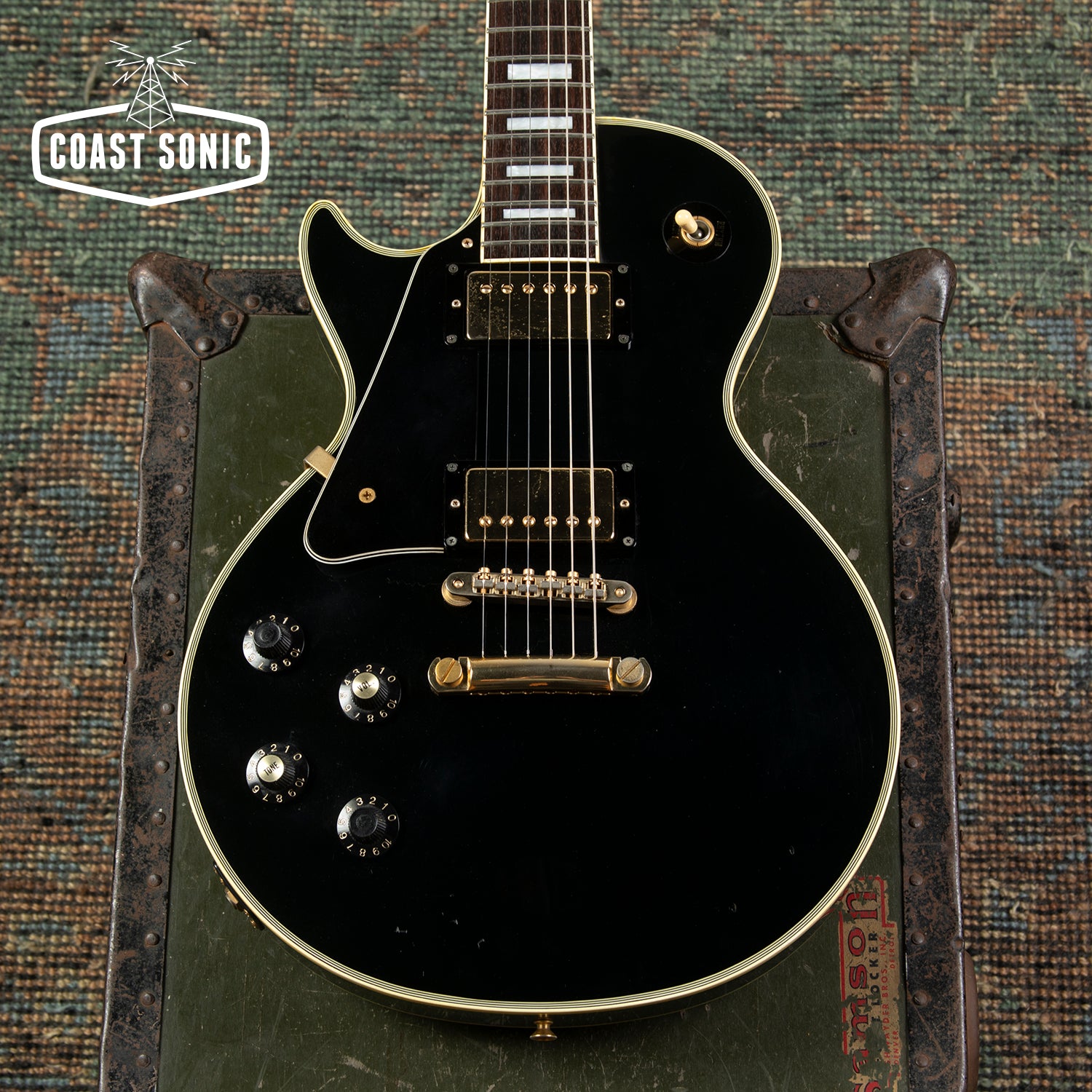 1990 Greco LEFT HAND EGC600 Made in Japan Black Beauty Custom Fujigen