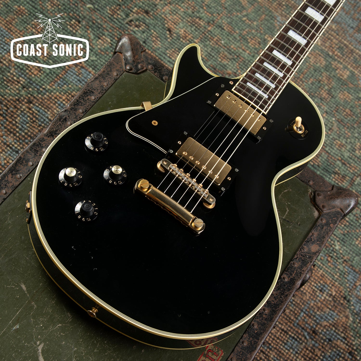 1990 Greco LEFT HAND EGC600 Made in Japan Black Beauty Custom Fujigen