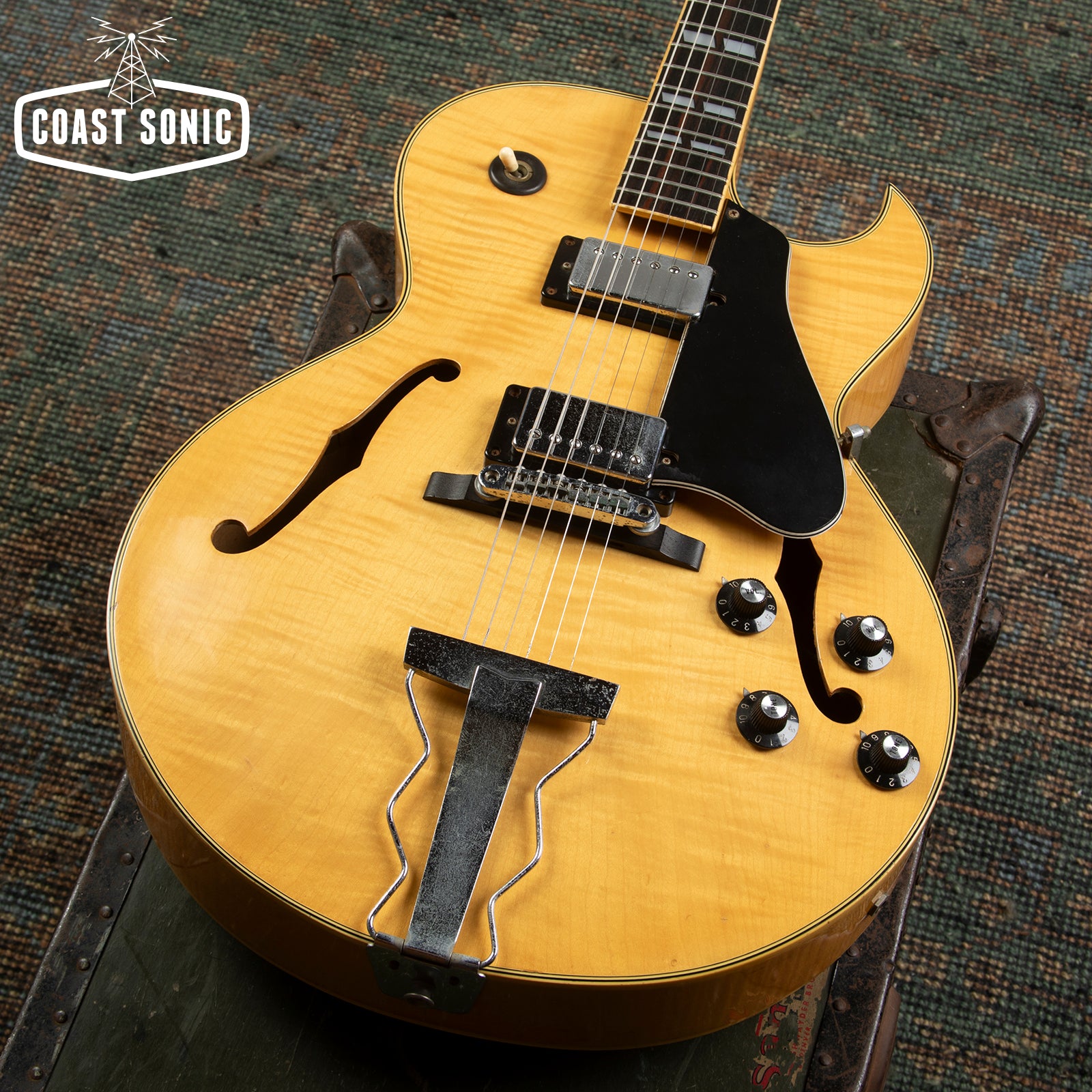 1975 Greco N-60 Made in Japan ES-175 Flame Maple