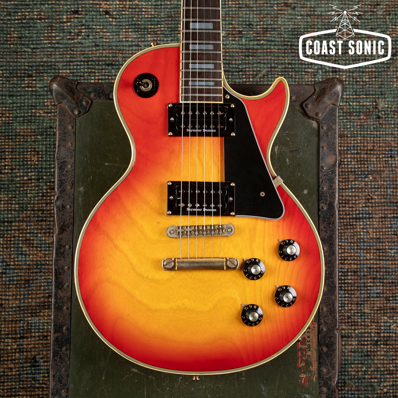 Greco EG500C 1978年 左利き レフティ レスポールカスタム 1978 Greco EG-500C Les Paul Custom Made in Japan w/USA Seymour Duncans