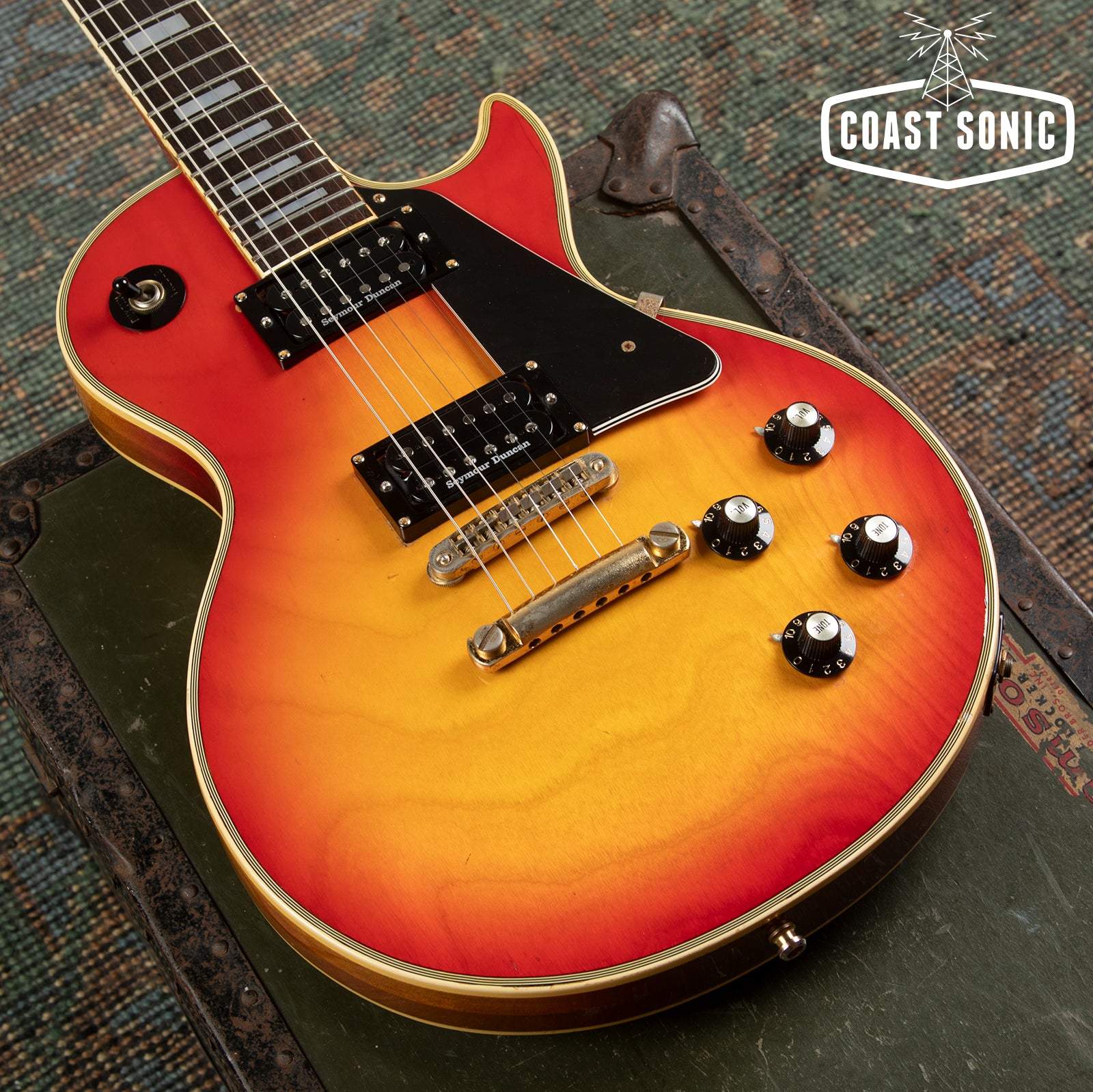 1978 Greco EG-500C Les Paul Custom Made in Japan w/USA Seymour Duncans