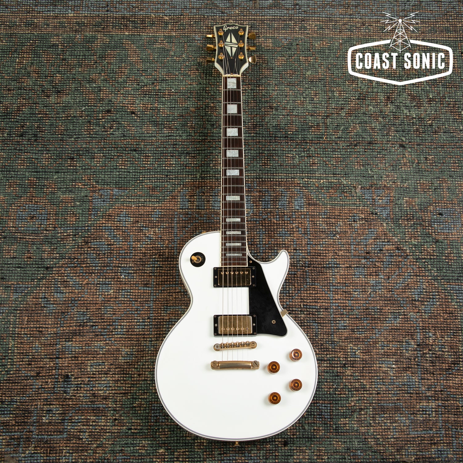 1990 Greco EGC Les Paul Custom Made in Japan Alpine White