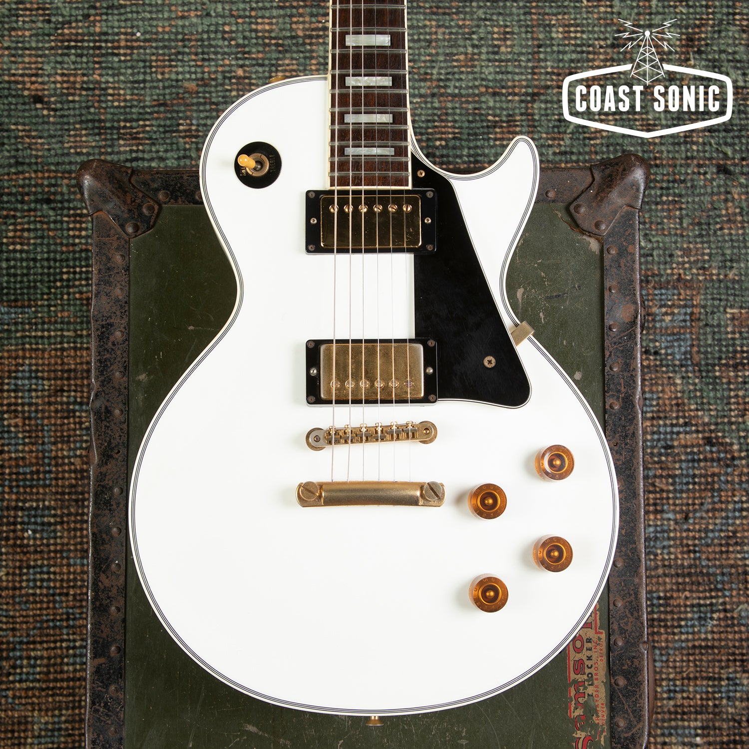 1990 Greco EGC Les Paul Custom Made in Japan Alpine White