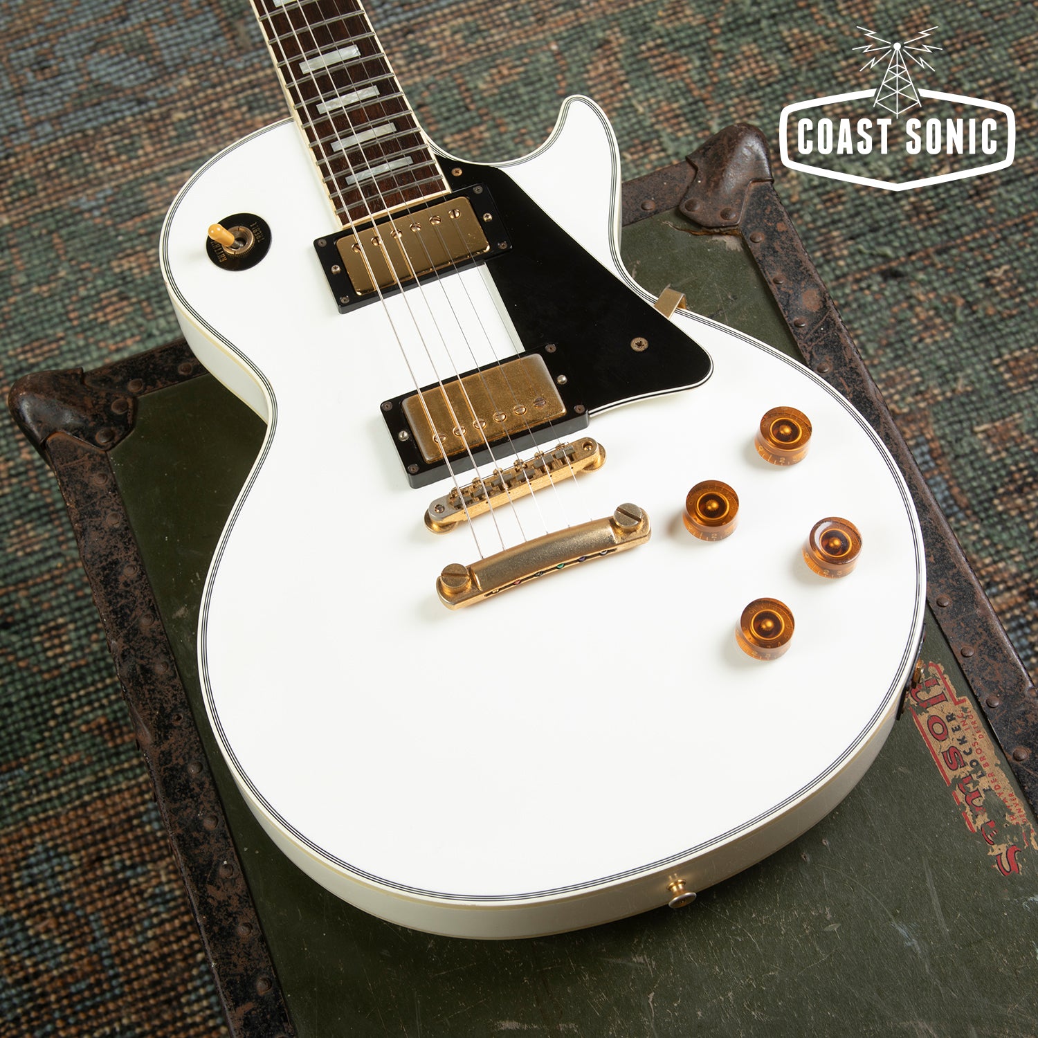 1990 Greco EGC Les Paul Custom Made in Japan Alpine White