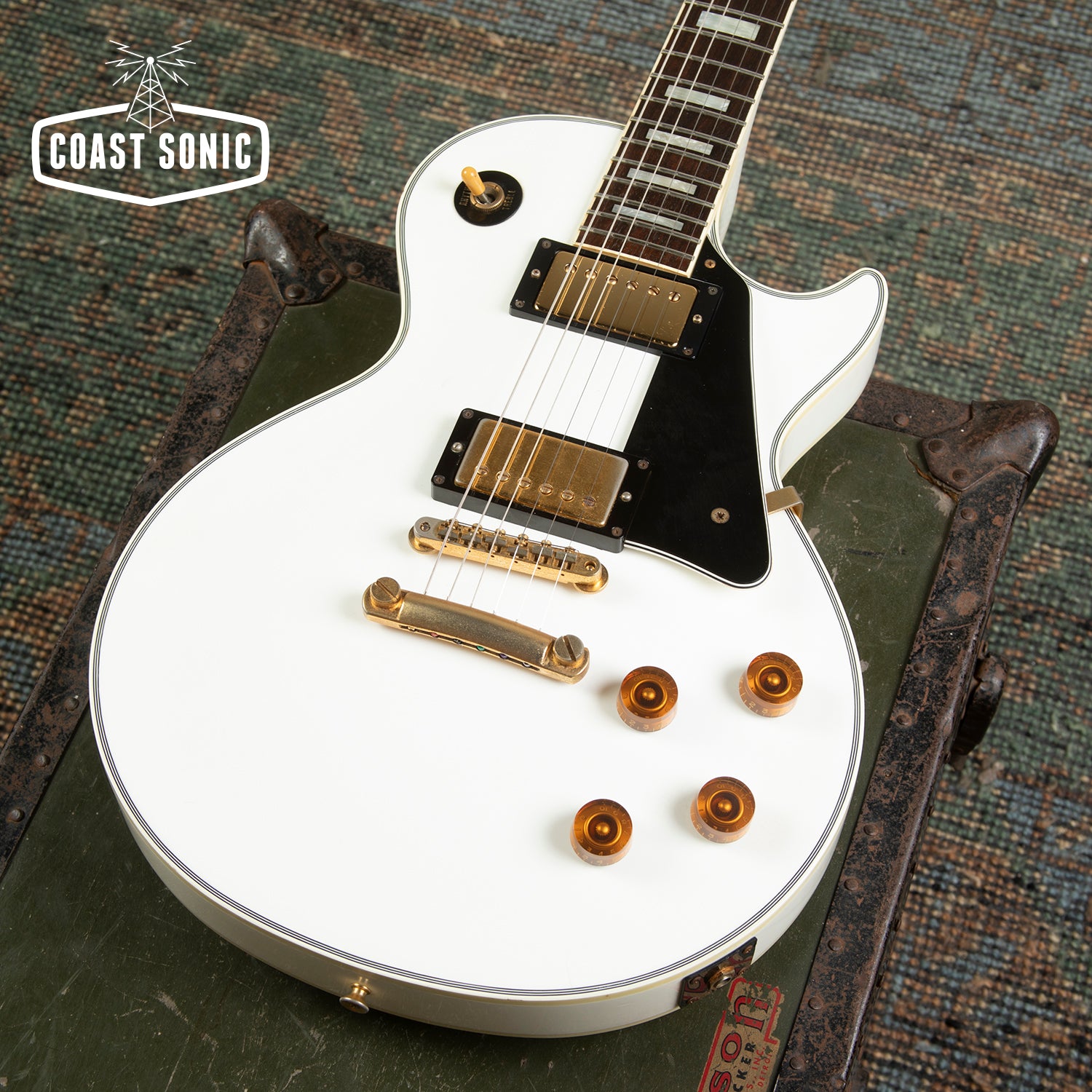 1990 Greco EGC Les Paul Custom Made in Japan Alpine White