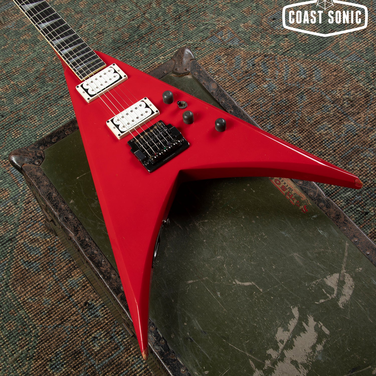 1984 Greco Guitar Device **PROTOTYPE** Flying V made in Japan **Never