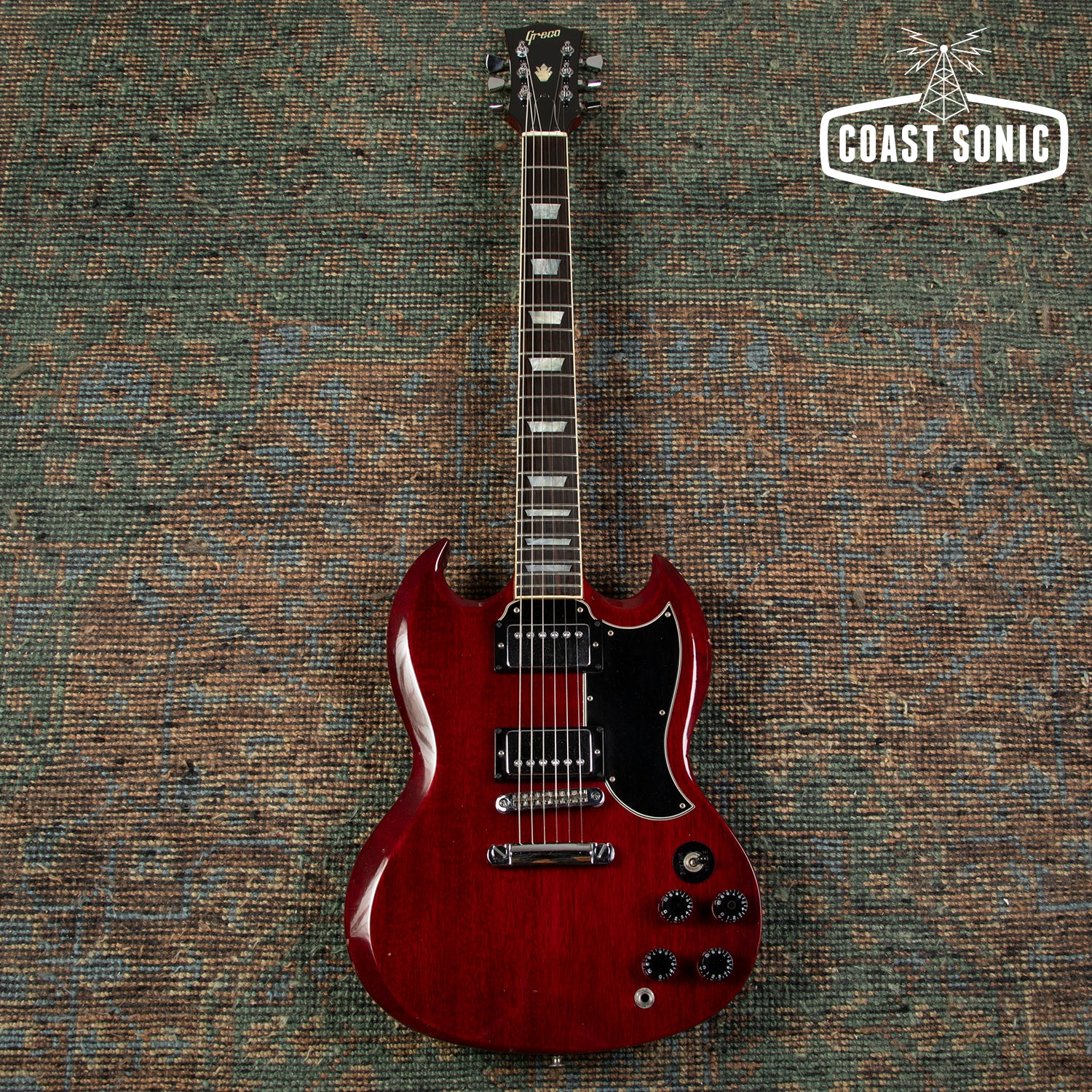 Greco SGスタイル エレキギター バーガンディ MADE IN JAPAN 1976 Greco SG600 SG Standard made in Japan w/hard case