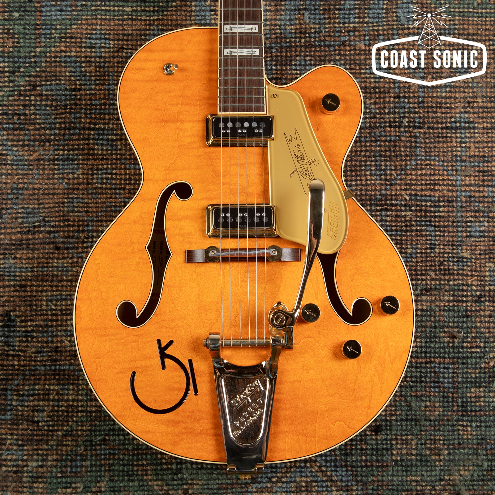 2023 Gretsch '55 Chet Atkins G6120T-55 Vintage Select Edition w/ Bigsb