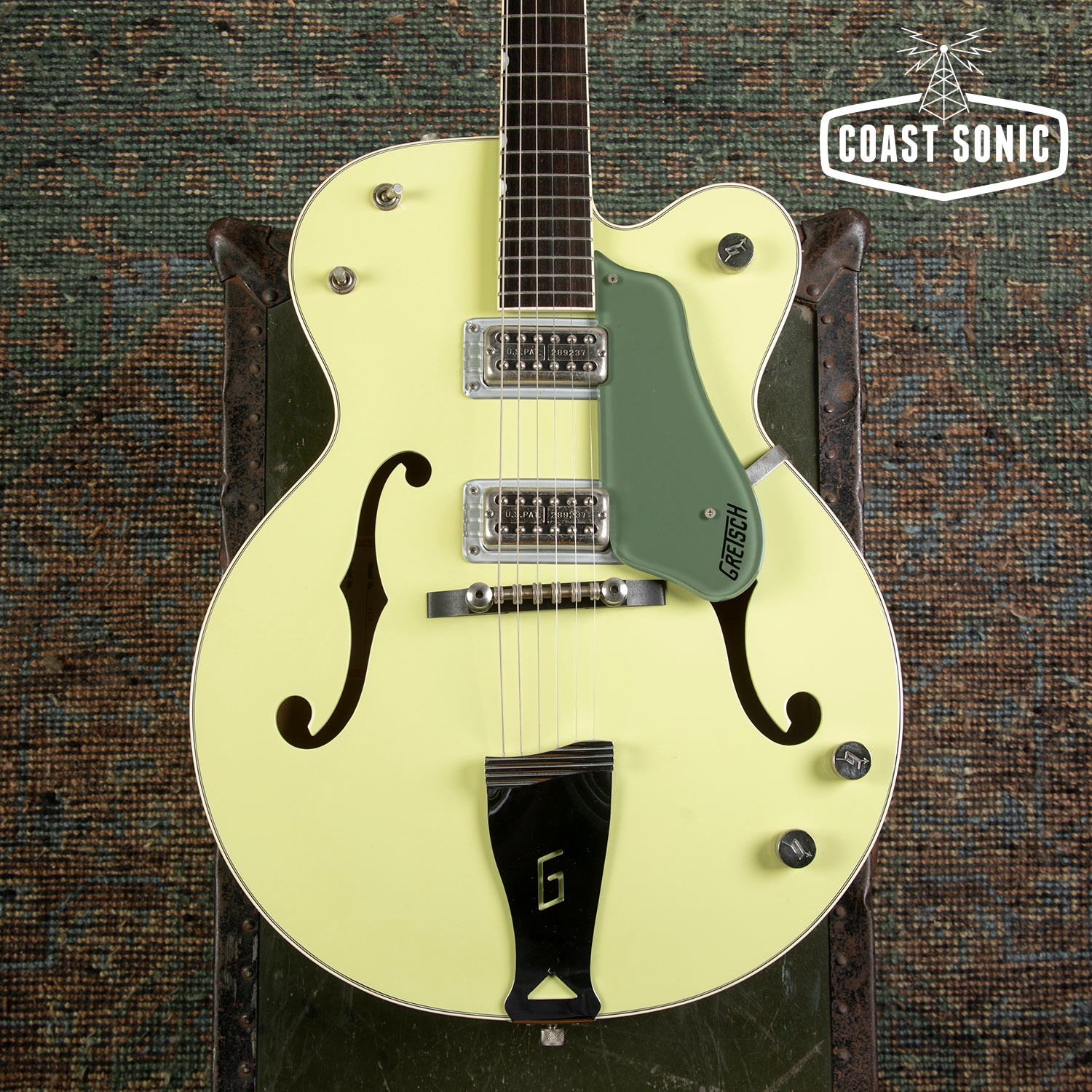 1993 Gretsch G6118 Double Anniversary Smoke Green FilterTron Pickups &