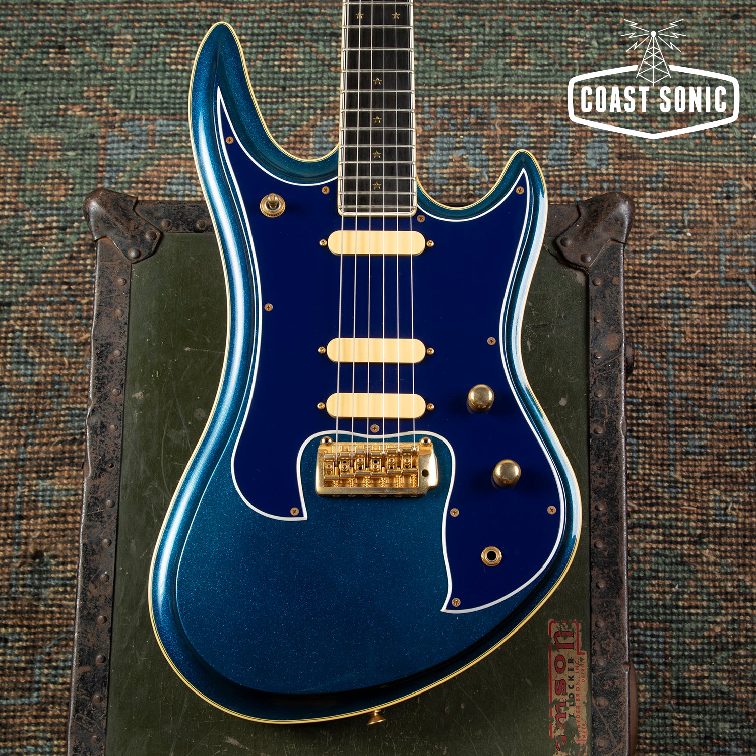 1994 Guyatone Sharp 5 LG-2100M Reissue Made in Japan w/original case