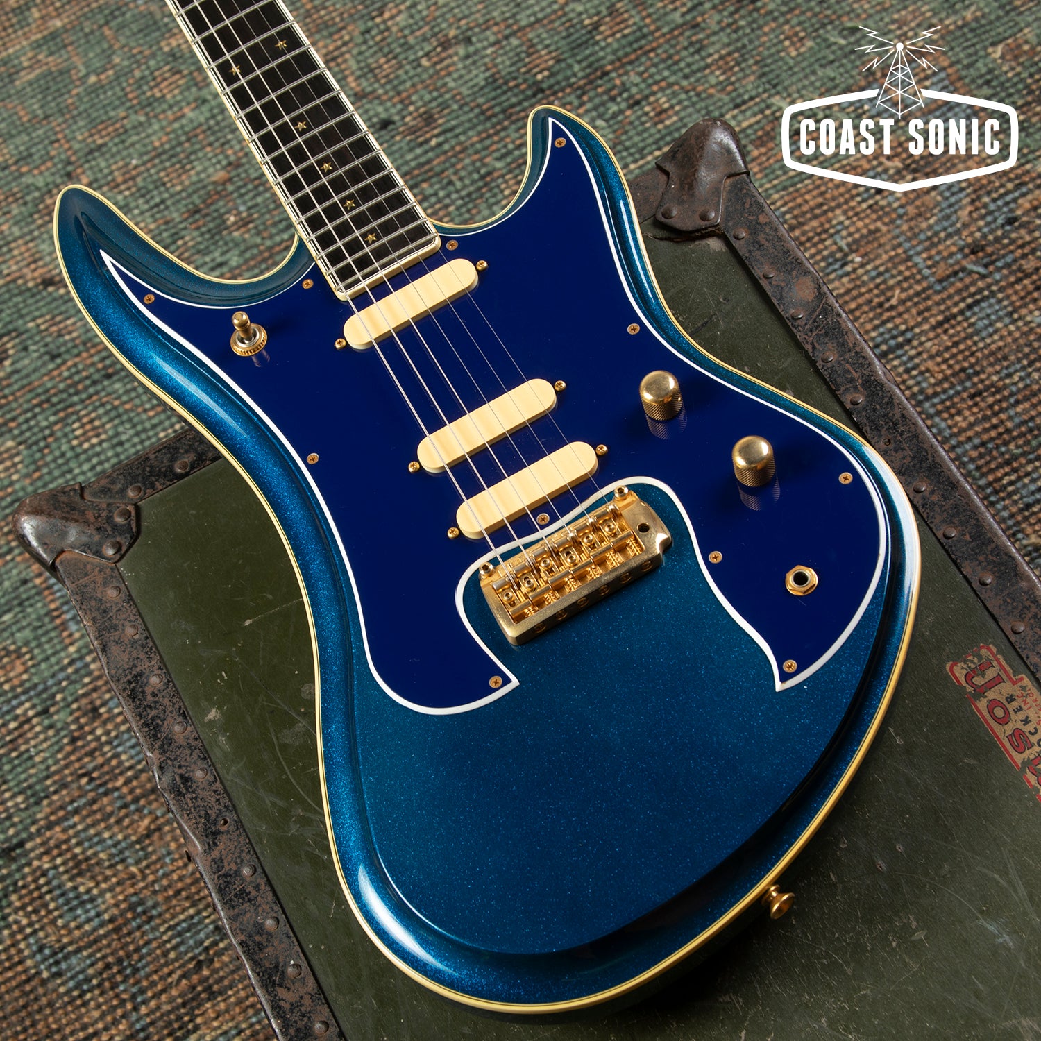 1994 Guyatone Sharp 5 LG-2100M Reissue Made in Japan w/original case