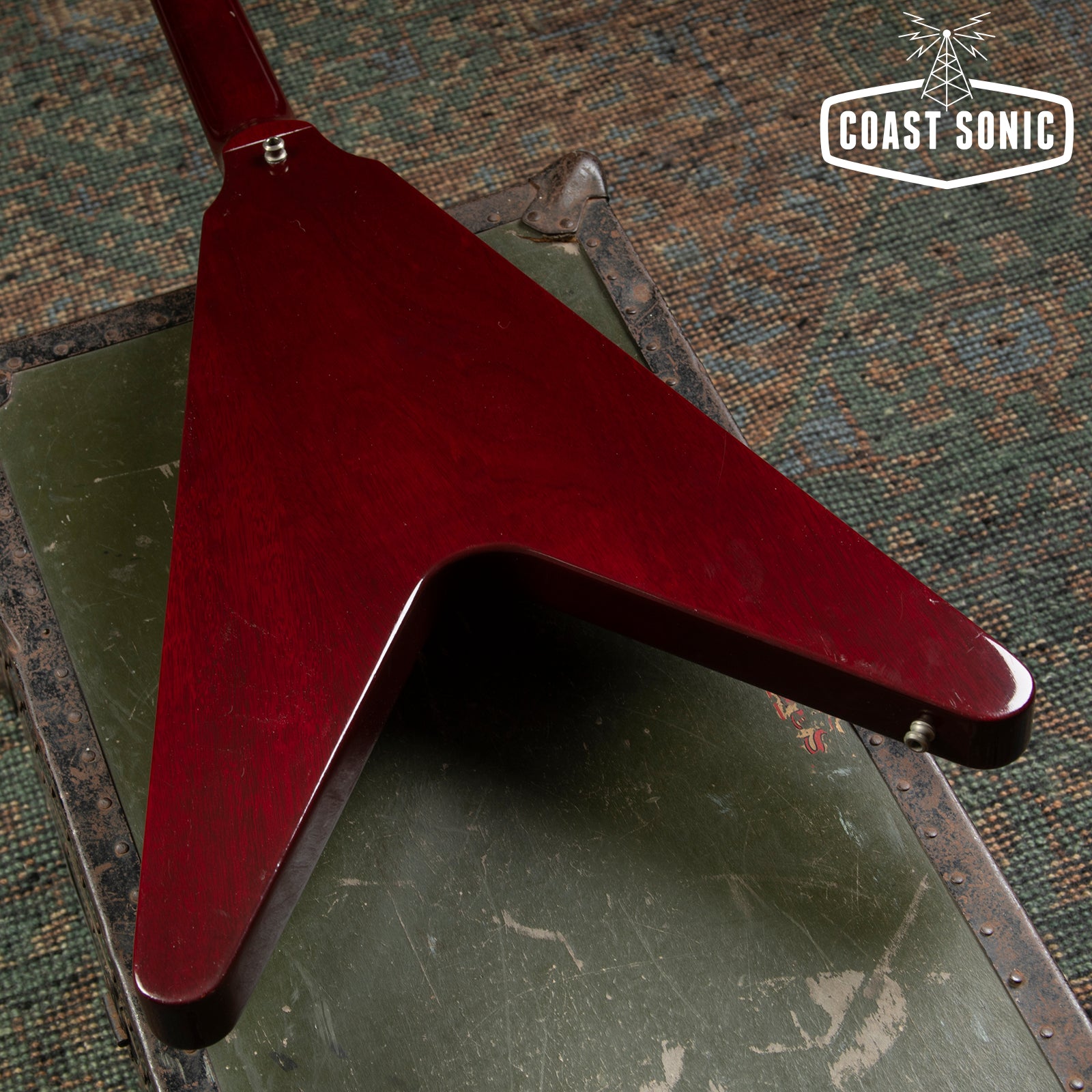 1995年製 Gibson '67 flying V reissue ギブソン 1995 Gibson Flying V '67 w/ Original Case - Cherry