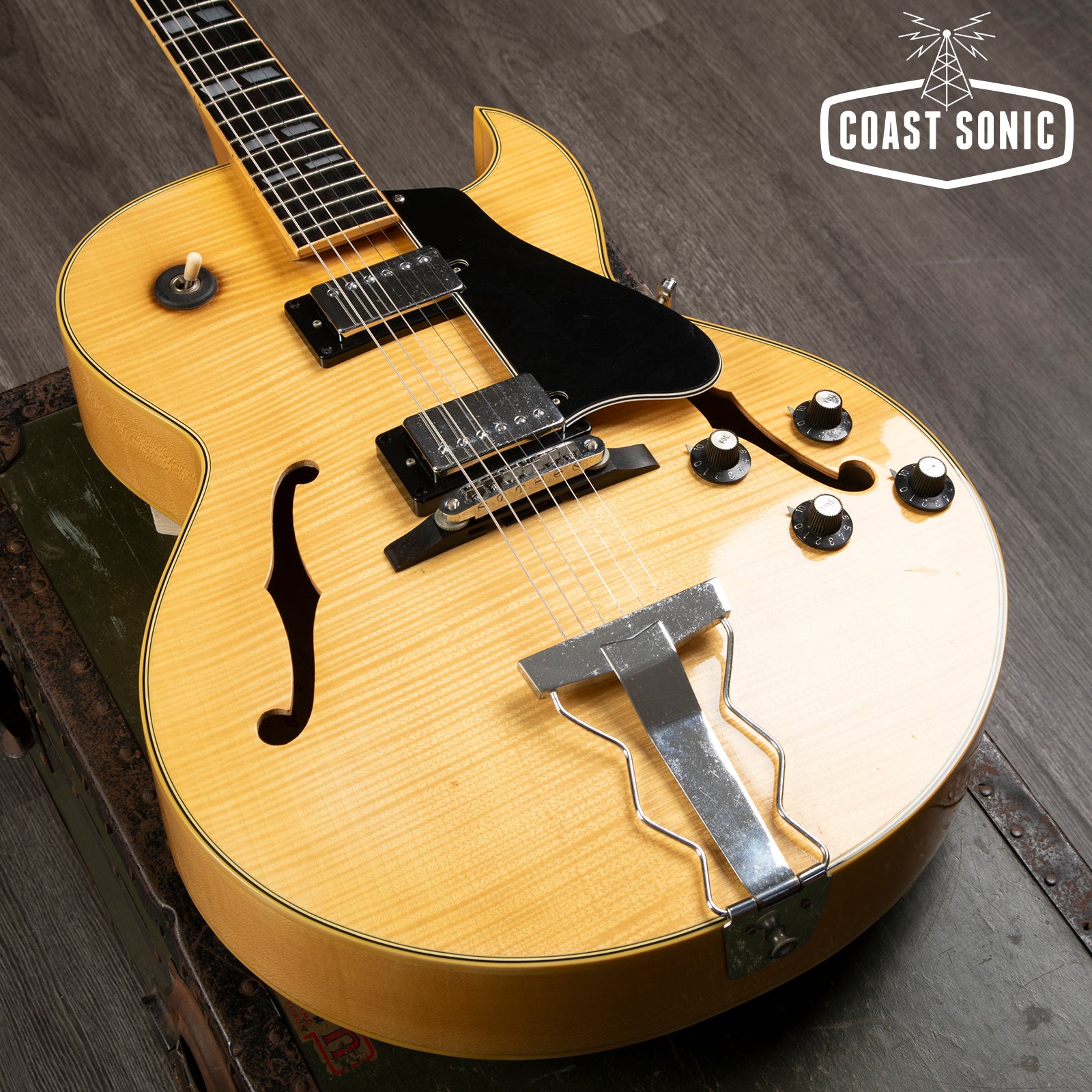 1977 Greco N-60 Made in Japan ES-175 Flame Maple - Fujigen