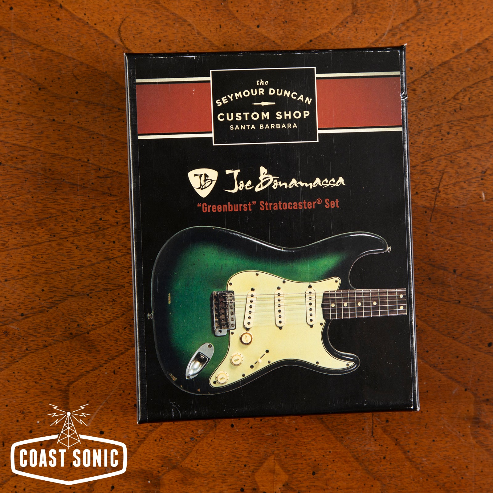 Seymour Duncan Limited Signed Edition Joe Bonamassa Greenburst Stratoc