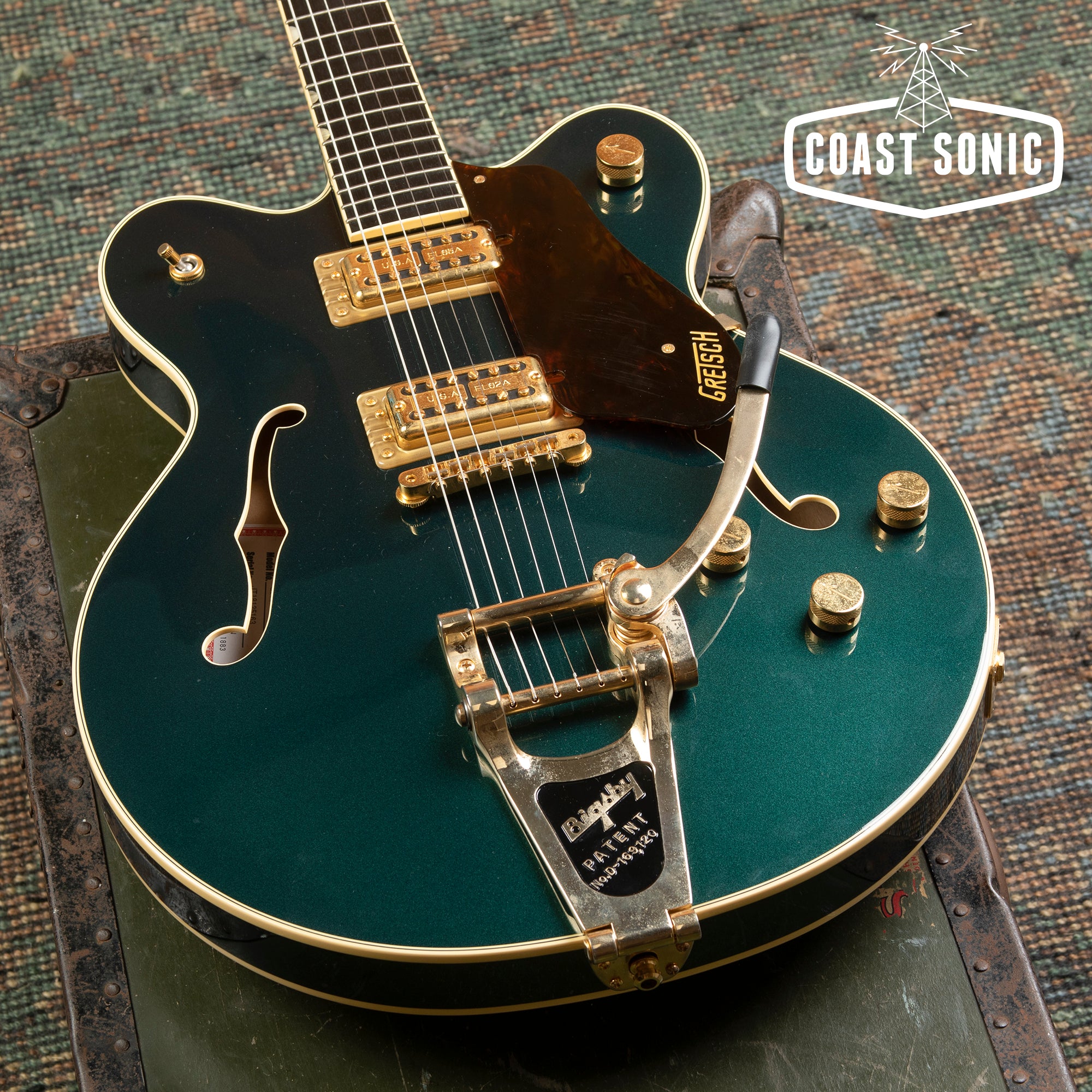 Gretsch Broadkaster Cadillac G2622 V-Stoptail G6609TG グリーンアメジスト カーブド ハート 6pc 【M-152-3】 Gretsch Broadkaster Cadillac G2622 V-Stoptail G6609TG グリーンアメジスト カーブド ハート 6pc 【M-152-3】