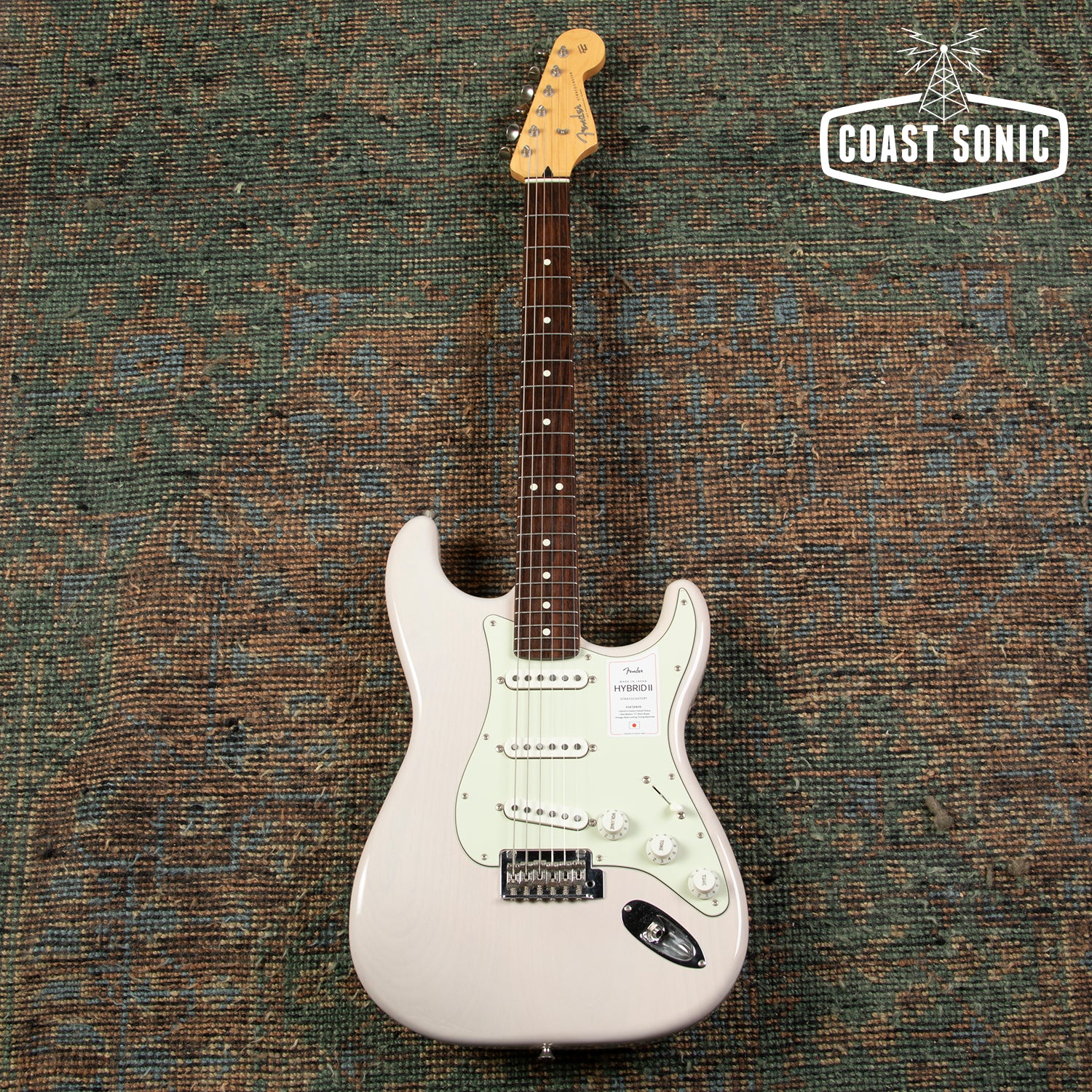 2022 Fender Hybrid II 60s Stratocaster Made in Japan Transparent Blond