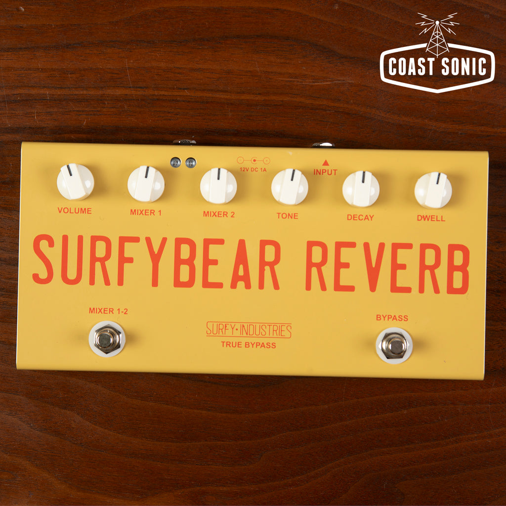 Surfy Industries SurfyBear Compact Reverb Unit *Hot Dog*