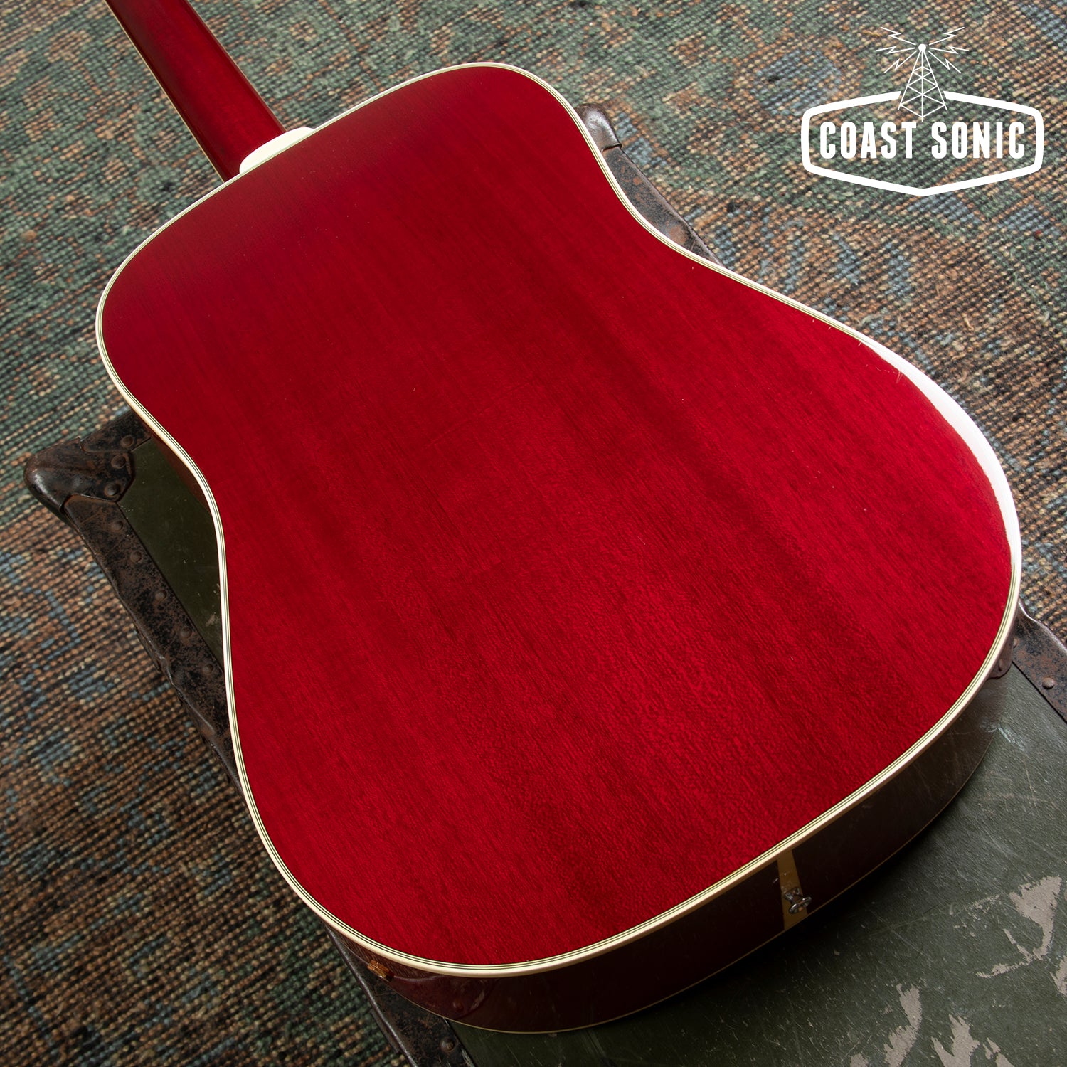 1993 Orville by Gibson Hummingbird Cherry Sunburst made in Japan with