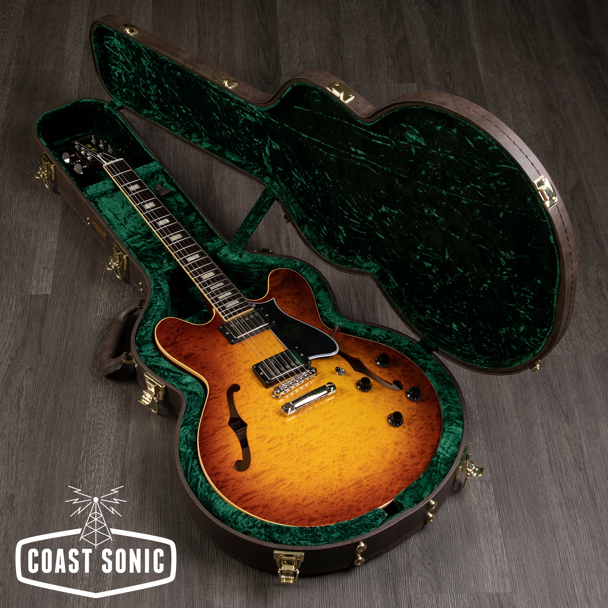 Heritage Guitars Custom Core H-535 Limited Edition Blistered Maple