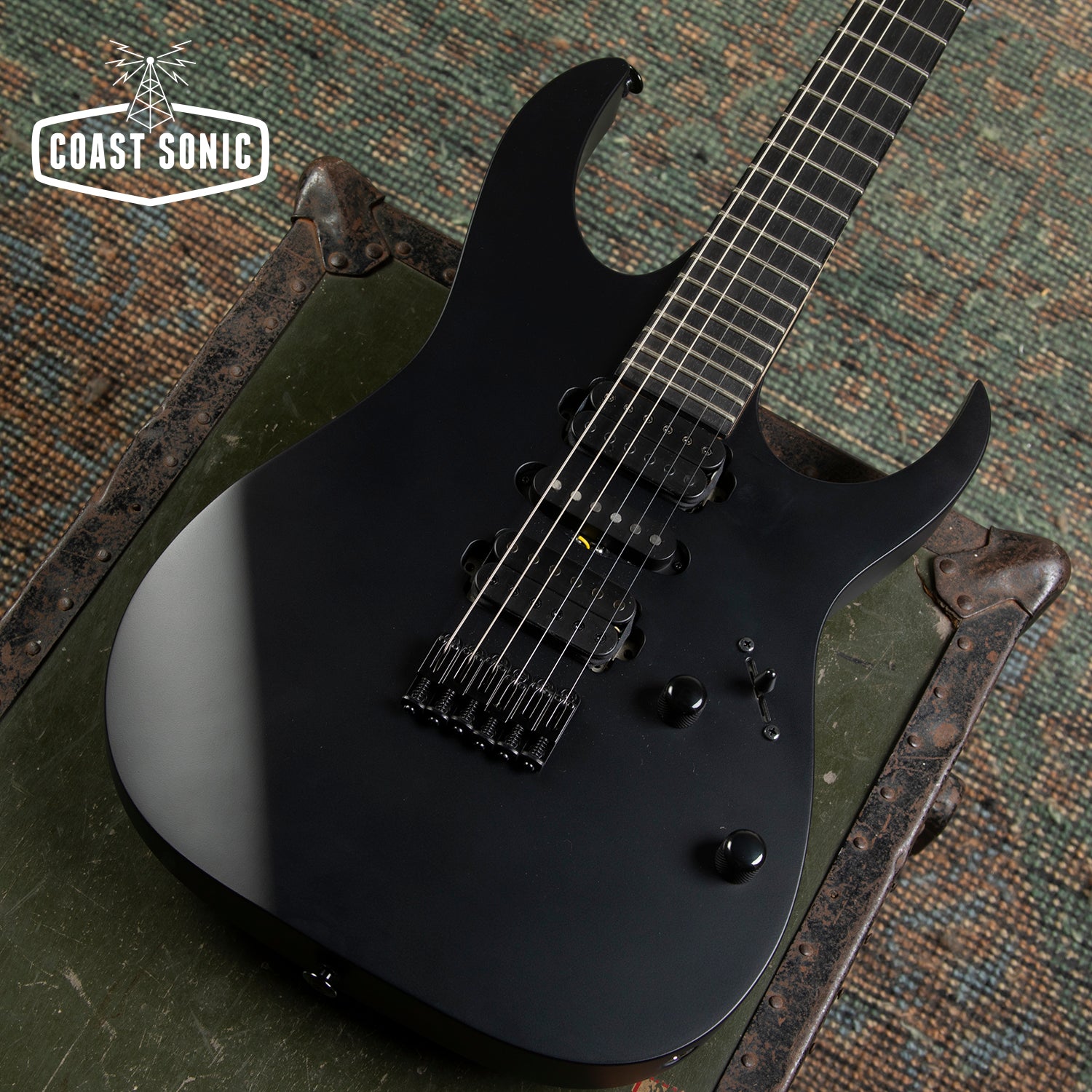 2025 Ibanez RG6HSHFX-BKF J-Line Made in Japan, Flat Black, near mint
