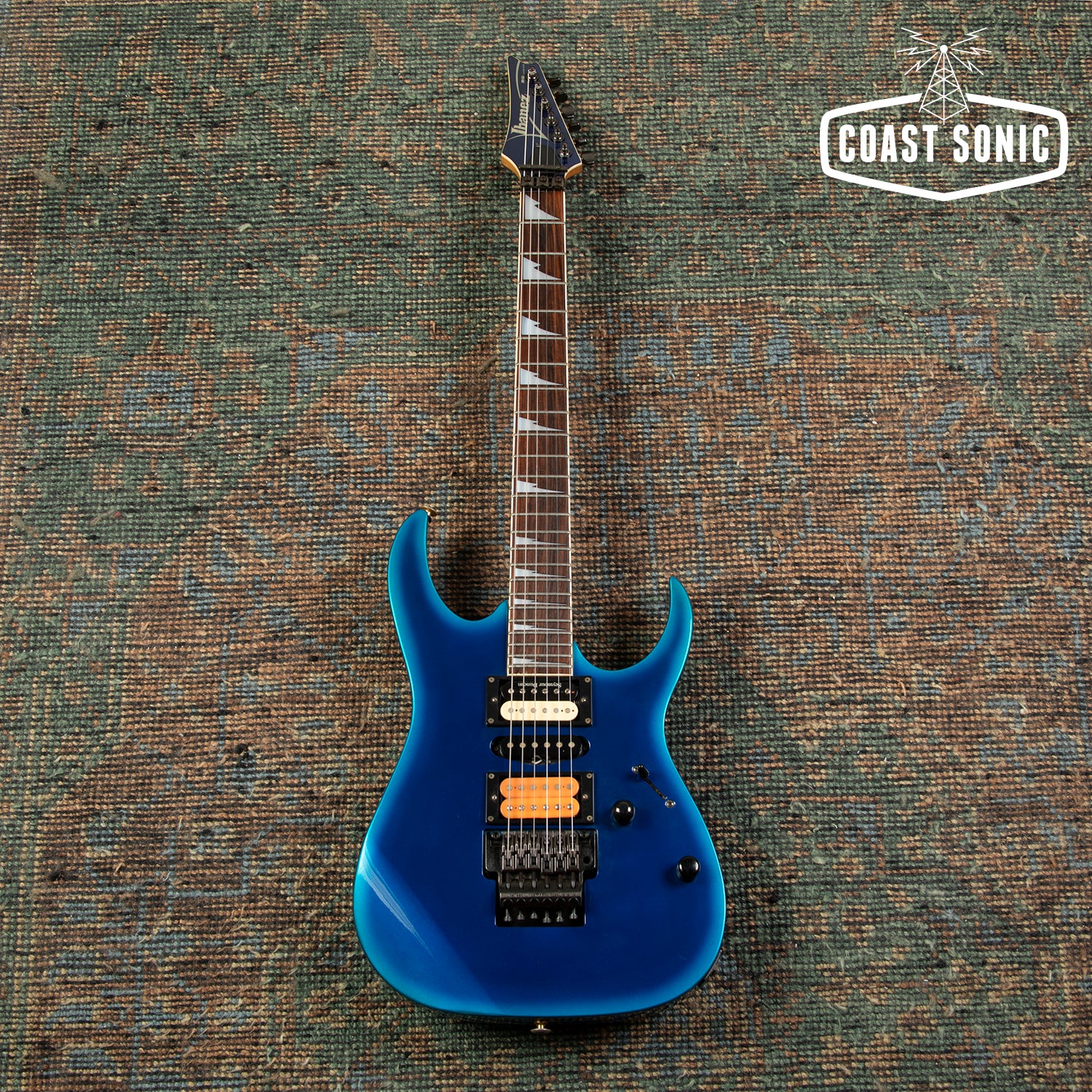 1995 Ibanez RGR470 RG Series, Fujigen made in Japan MIJ, Jewel Blue bu