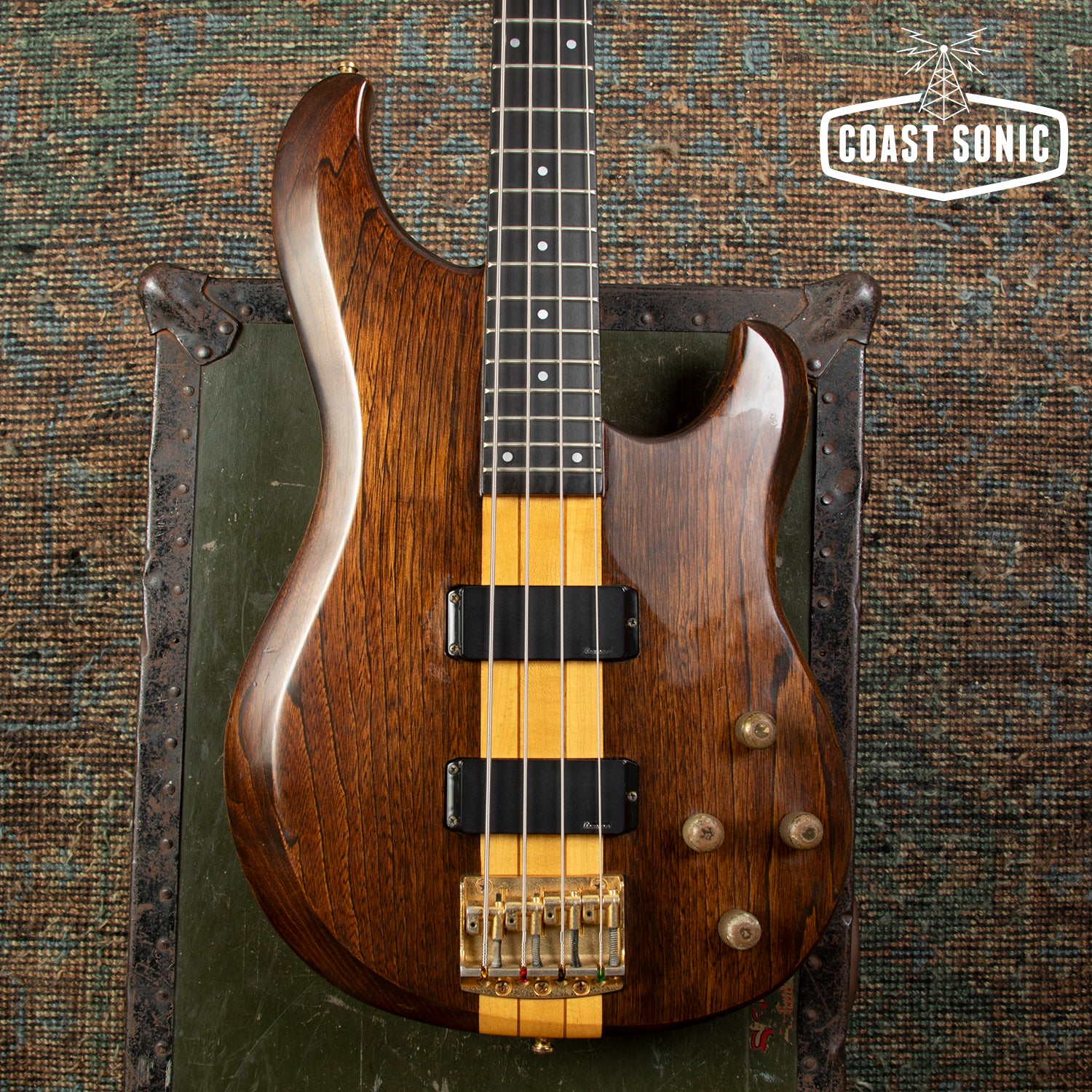 1985 Ibanez Musician MC924 WN 24 fret Bass Made in Japan Active EQ w/c