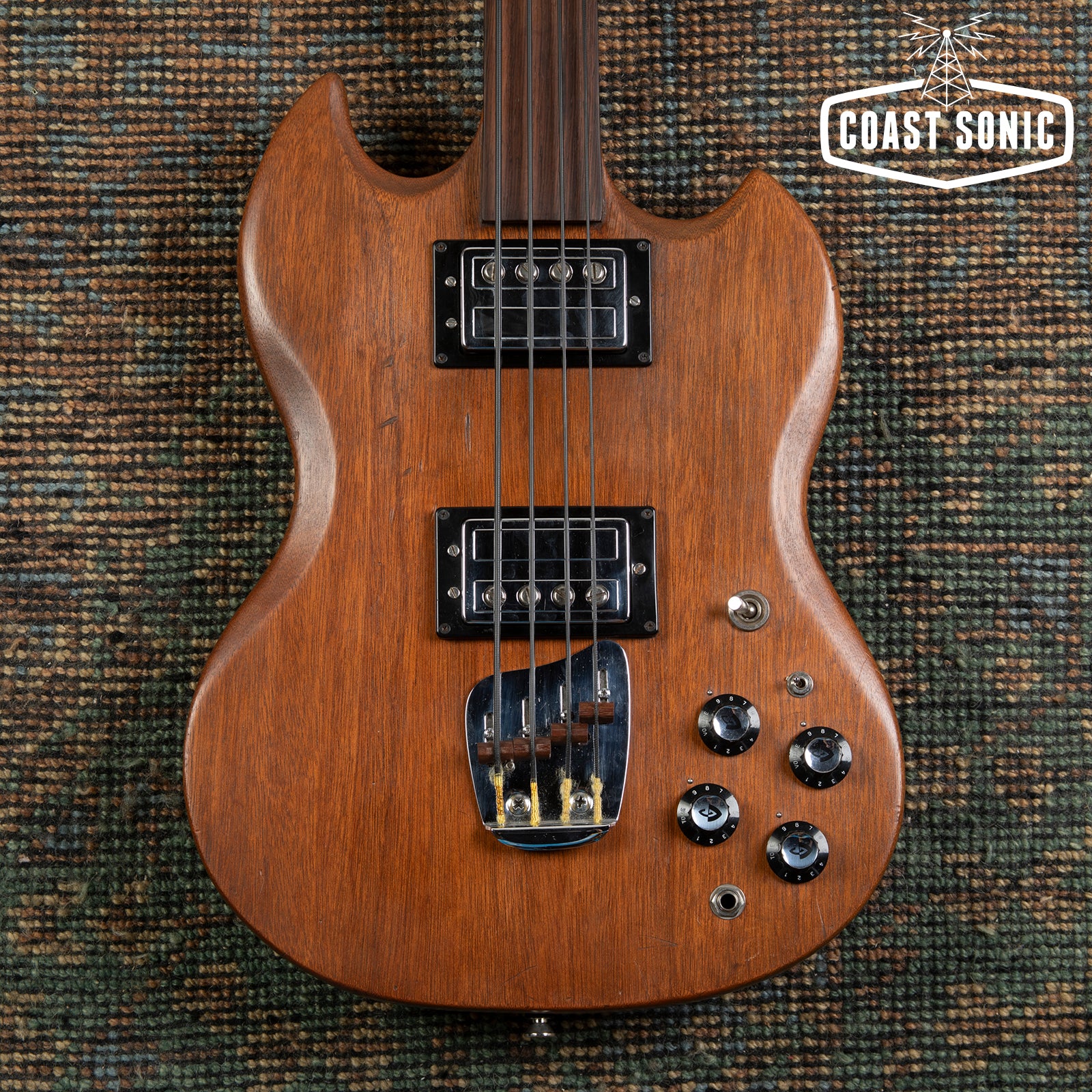 1971 Guild JS2 Jetstar Fretless Bass