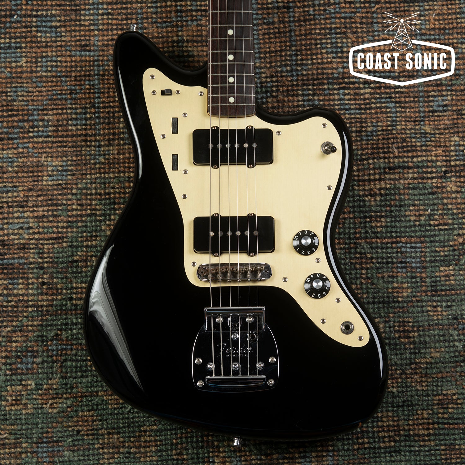 ギター Fender Japan INORAN Jazzmaster Fender Japan Inoran Signature Jazzmaster in Black JD24023528