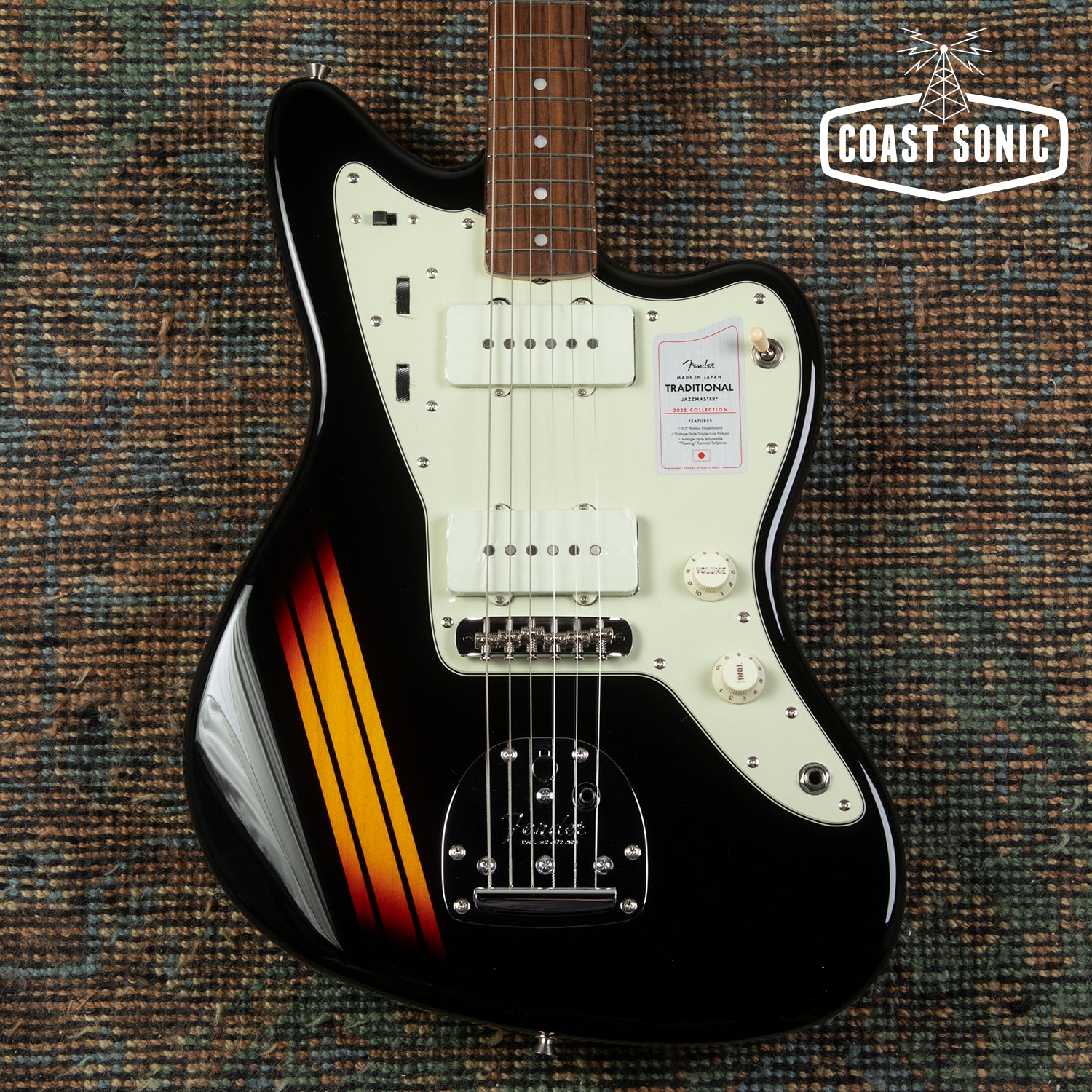 2025 Fender Traditional 60s Competition Jazzmaster Made in Japan Black