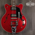 Josh Williams Guitars Stella Carve Top Twin Red Sparkle