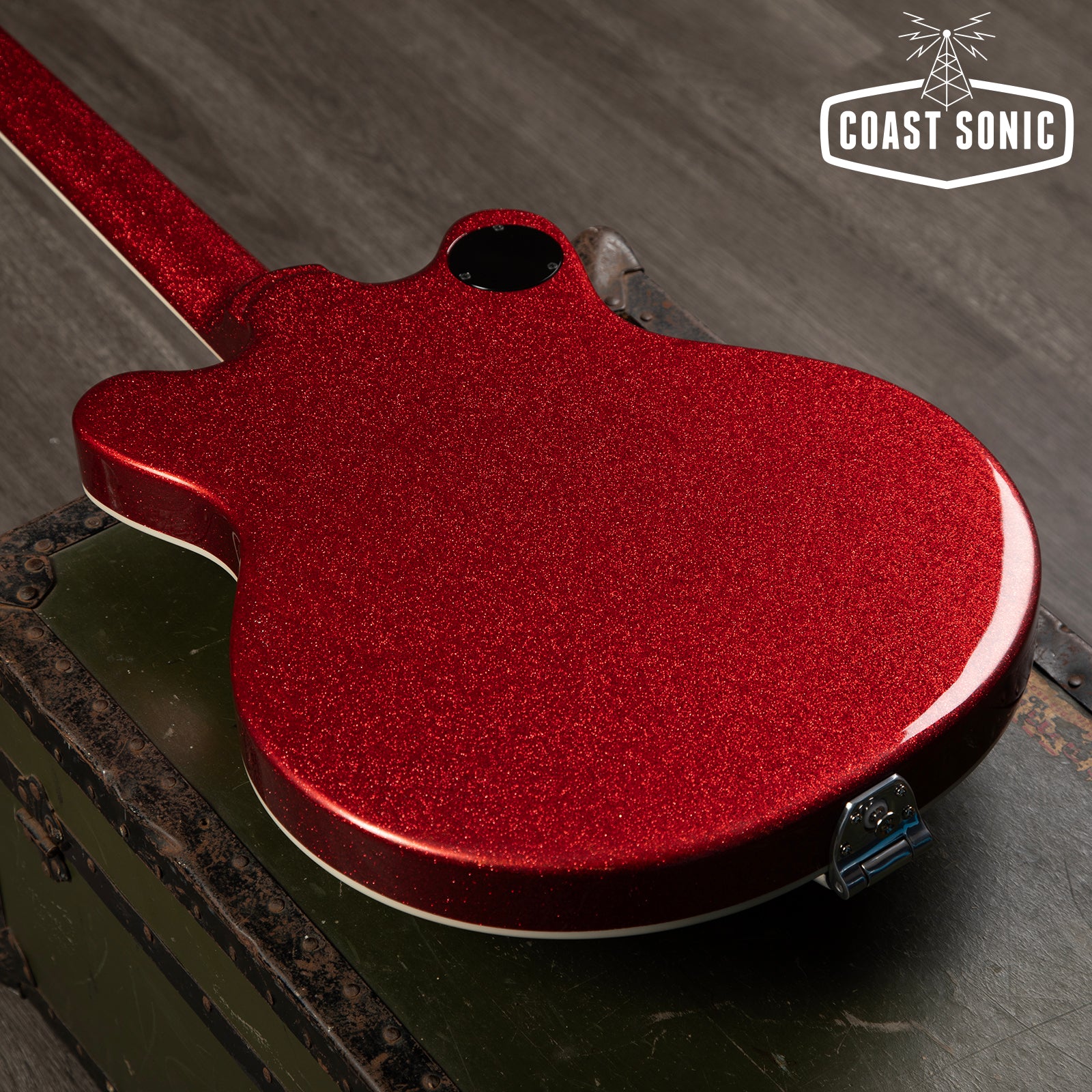 Josh Williams Guitars Stella Carve Top Twin Red Sparkle