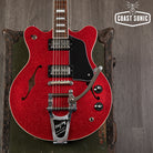 Josh Williams Guitars Stella Carve Top Twin Red Sparkle