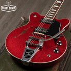 Josh Williams Guitars Stella Carve Top Twin Red Sparkle