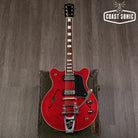 Josh Williams Guitars Stella Carve Top Twin Red Sparkle