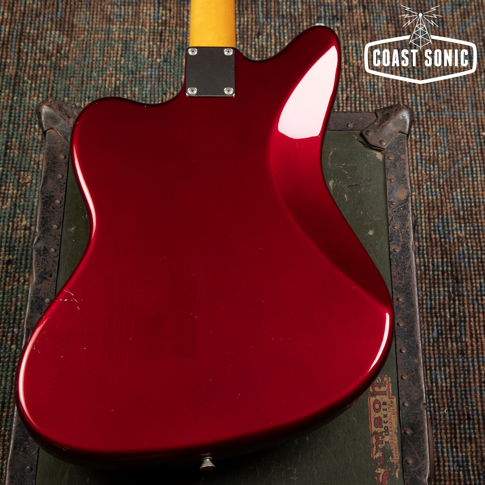 2010 Fender '62 Reissue Jazzmaster JM66 MH Candy Red MIJ