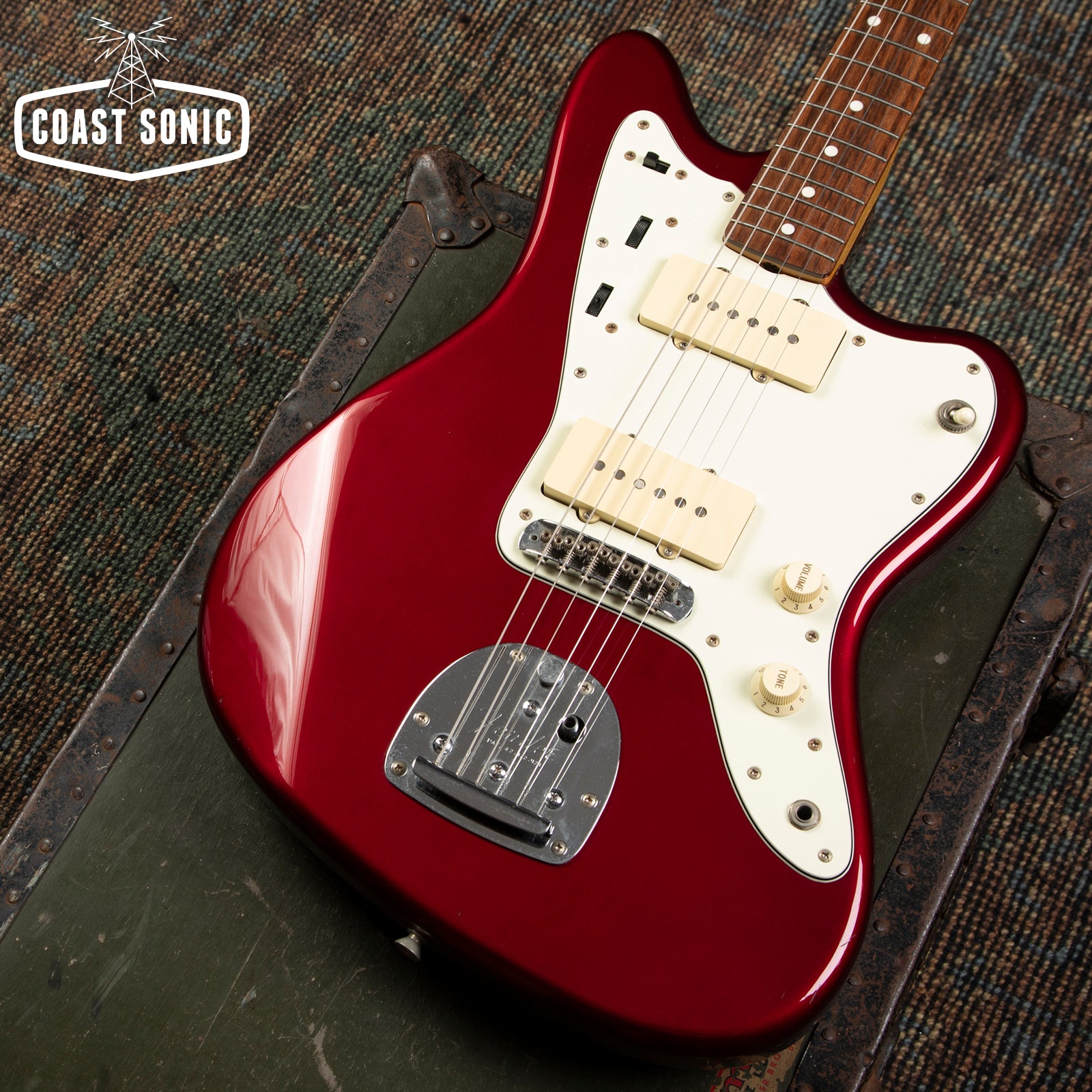 2010 Fender '62 Reissue Jazzmaster JM66 MH Candy Red MIJ