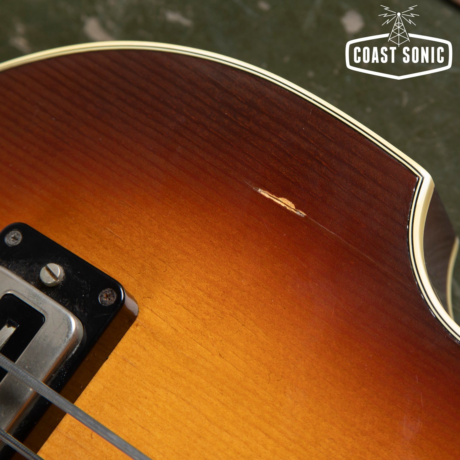 1976 Hofner 500/1 Violin Bass Left Handed Made in Germany Beatle Bass