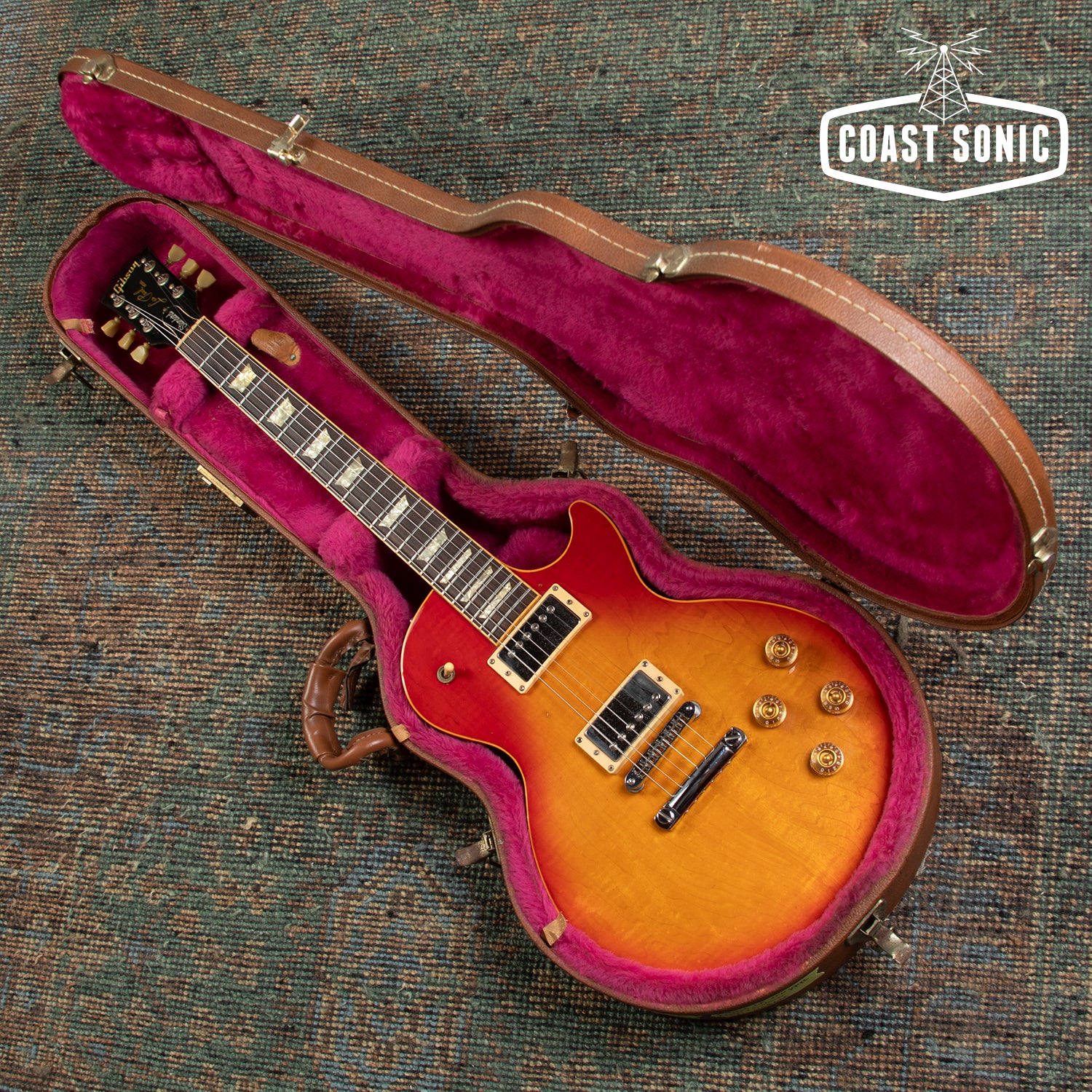 1996 Gibson Les Paul Standard Cherry Sunburst flame top with original