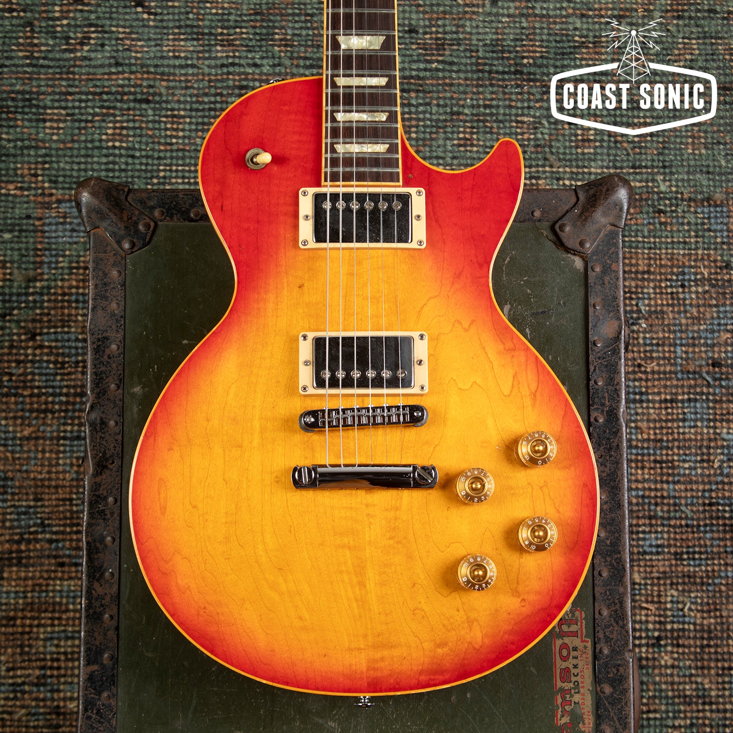 1996 Gibson Les Paul Standard Cherry Sunburst flame top with original