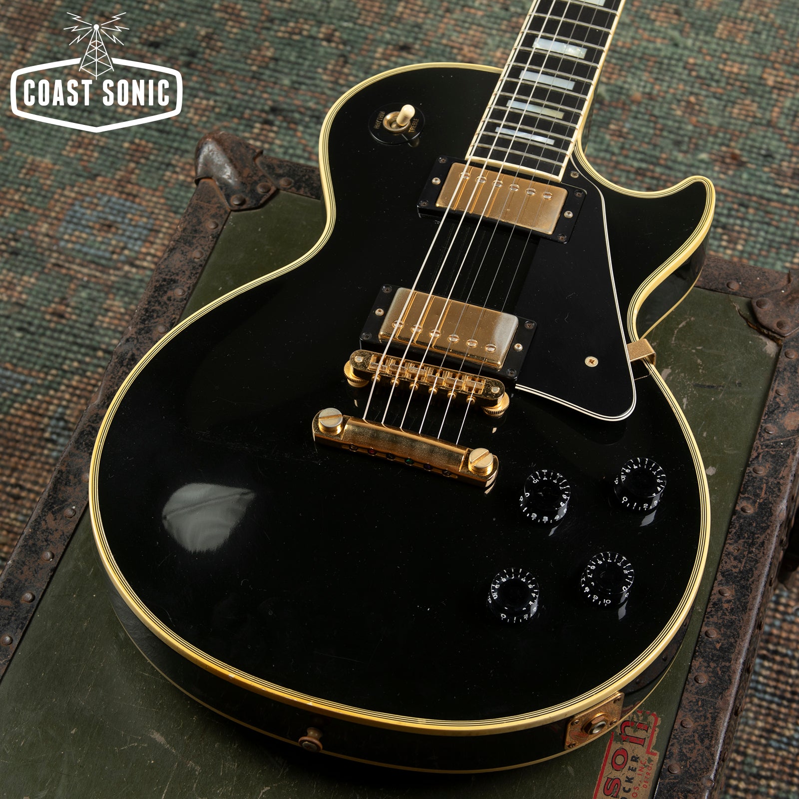 1998 Gibson Les Paul Custom Black Beauty w/ case *All Original